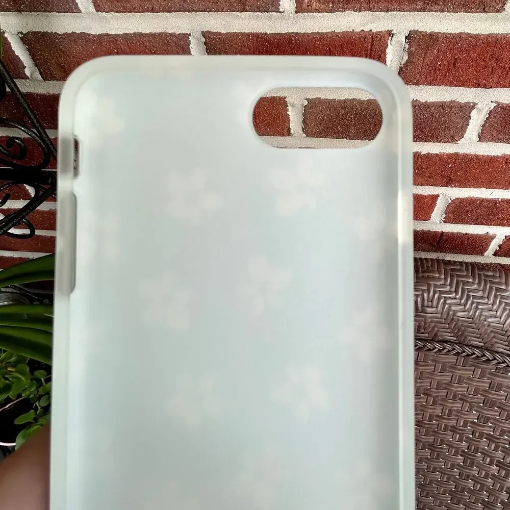 NEW Casely iPhone 6/7/8 Plus Floral Case, Flower My World, Ocean Blue Floral